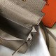 Borse Hermes Mini Kelly 20 cm grigia