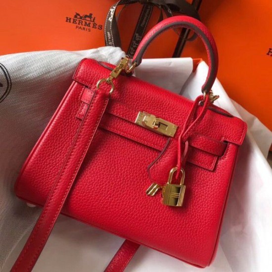 Borse Hermes Mini Kelly 20 cm rossa Borse Hermes Mini Kelly 20 cm rossa