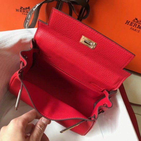 Borse Hermes Mini Kelly 20 cm rossa Borse Hermes Mini Kelly 20 cm rossa