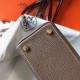 Borsa Hermes Mini Kelly 20cm Tortora Borsa Hermes Mini Kelly 20cm Tortora