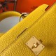 Borsa Hermes Mini Kelly 20 cm gialla Borsa Hermes Mini Kelly 20 cm gialla