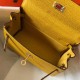 Borsa Hermes Mini Kelly 20 cm gialla Borsa Hermes Mini Kelly 20 cm gialla