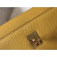 Hermes Kelly 25cm Sellier Epsom in pelle gialla Hermes Kelly 25cm Sellier Epsom in pelle gialla