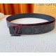 LV Louis Vuitton Broken 40mm Cintura reversibile Monogram Eclipse M0628V LV Louis Vuitton Broken 40mm Cintura reversibile Monogram Eclipse M0628V