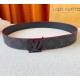 LV Louis Vuitton Broken 40mm Cintura reversibile Monogram Eclipse M0628V LV Louis Vuitton Broken 40mm Cintura reversibile Monogram Eclipse M0628V