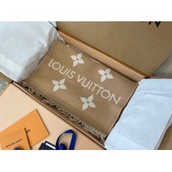 Sciarpa Louis Vuitton LV Essential In Lana Beige M77728 Sciarpa Louis Vuitton LV Essential In Lana Beige M77728