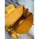 Herme Birkin Borsa 35cm fatta a mano Clemence Yellow Dupe Perfetta Cloni Firmate Herme Birkin Borsa 35cm fatta a mano Clemence Yellow imitazioni