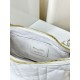 Replica Christian Dior CD Lounge Bag Supple Macrocannage Bianco imitazioni Miglior Prezzo Christian Dior CD Lounge Bag Supple Macrocannage Bianco Replica