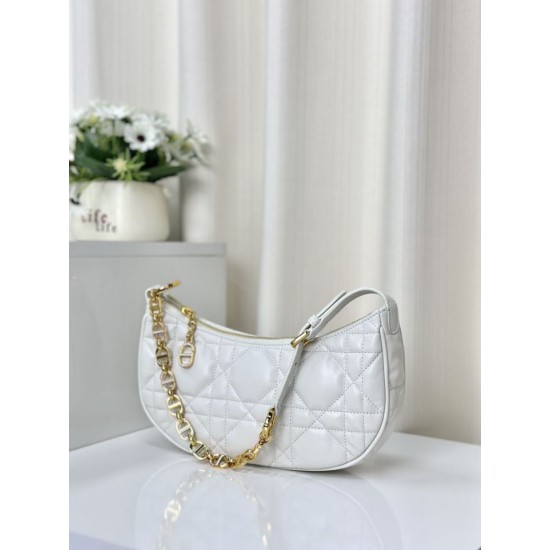 Replica Christian Dior CD Lounge Bag Supple Macrocannage Bianco imitazioni Miglior Prezzo Christian Dior CD Lounge Bag Supple Macrocannage Bianco Replica