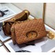 Replica Perfetta Caro piccola Christian Dior Cannage in pelle di vitello marrone imitazioni Miglior Prezzo Replica Perfetta Caro piccola Christian Dior Cannage in pelle di vitello marrone