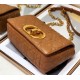 Replica Perfetta Caro piccola Christian Dior Cannage in pelle di vitello marrone imitazioni Miglior Prezzo Replica Perfetta Caro piccola Christian Dior Cannage in pelle di vitello marrone