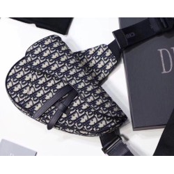Christian Dior Saddle Belt Borse da uomo in tela obliqua