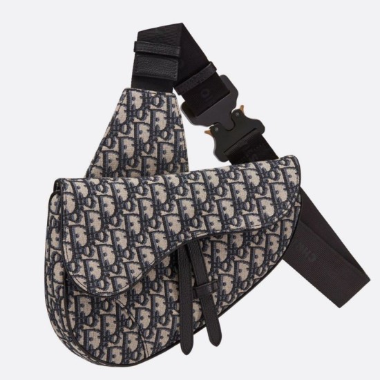 Replica Christian Dior Saddle Belt Borse da uomo in tela obliqua imitazioni Miglior Prezzo Christian Dior Saddle Belt Borse Replica da uomo in tela obliqua