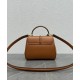 Miglior Prezzo Celine Mini 16 Imitazioni borse griffate in pelle di vitello naturale Caffè Replica