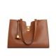 Replica Celine Cabas 16 Borse in pelle di vitello liscia Caffè imitazioni Miglior Prezzo Celine Cabas 16 Borse Replica in pelle di vitello liscia Caffè
