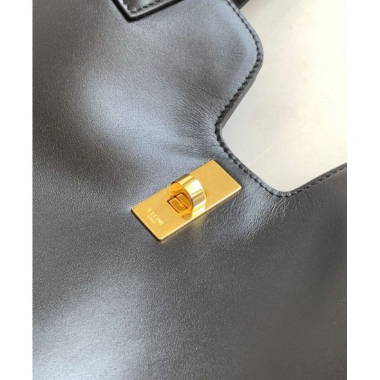 Replica Borsa Celine Cabas 16 Pelle di vitello liscia Nera imitazioni Miglior Prezzo Borsa Celine Cabas 16 Pelle di vitello liscia Nera Replica