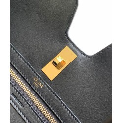 Borsa Celine Cabas 16 Pelle di vitello liscia Nera Borsa Celine Cabas 16 Pelle di vitello liscia Nera