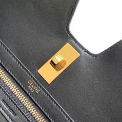 Replica Borsa Celine Cabas 16 Pelle di vitello liscia Nera imitazioni Miglior Prezzo Borsa Celine Cabas 16 Pelle di vitello liscia Nera Replica
