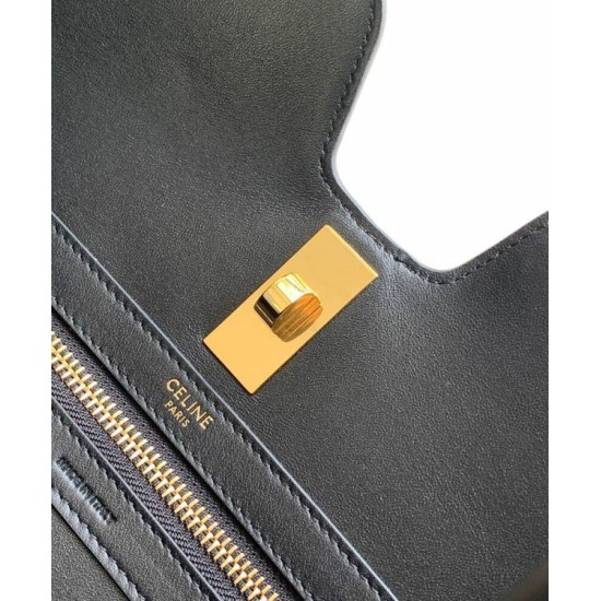 Replica Borsa Celine Cabas 16 Pelle di vitello liscia Nera imitazioni Miglior Prezzo Borsa Celine Cabas 16 Pelle di vitello liscia Nera Replica