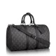 Riproduzione Fedele Keepall Bandouliere 55 M40605 Nero imitazioni Replica Alta Qualità Keepall Bandouliere 55 M40605 Nero
