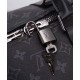 Riproduzione Fedele Keepall Bandouliere 55 M40605 Nero imitazioni Replica Alta Qualità Keepall Bandouliere 55 M40605 Nero