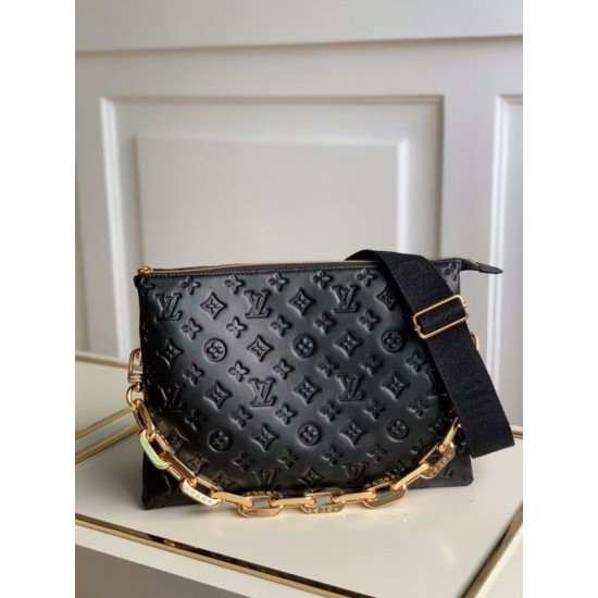 Dupe Coussin MM Bag Monogram Agnello M57783 imitazioni perfette Replica Coussin MM Bag Monogram Agnello M57783 Griffate