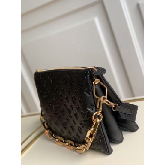 Dupe Coussin MM Bag Monogram Agnello M57783 imitazioni perfette Replica Coussin MM Bag Monogram Agnello M57783 Griffate