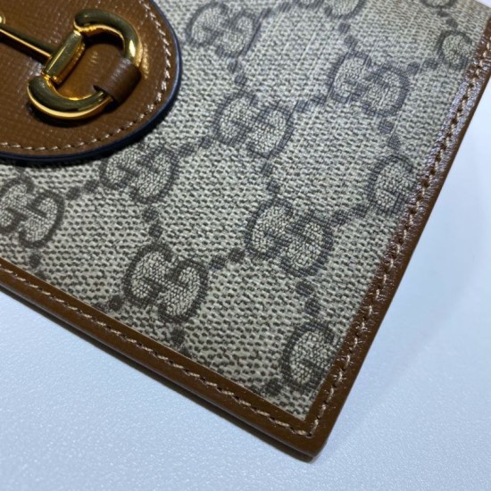Miglior Prezzo Borsa Gucci 621888 Borsa a catena GG-Supreme Canvas Horsebit 1955 Replica