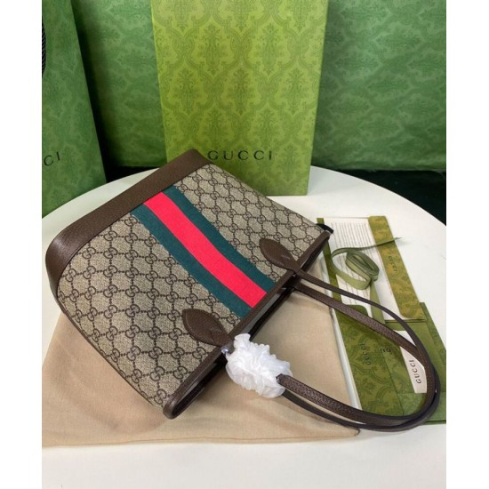 Replica Borsa tote piccola Ophidia Gucci 726762 Caffè scuro imitazioni Miglior Prezzo Borsa tote piccola Ophidia Gucci 726762 Caffè scuro Replica