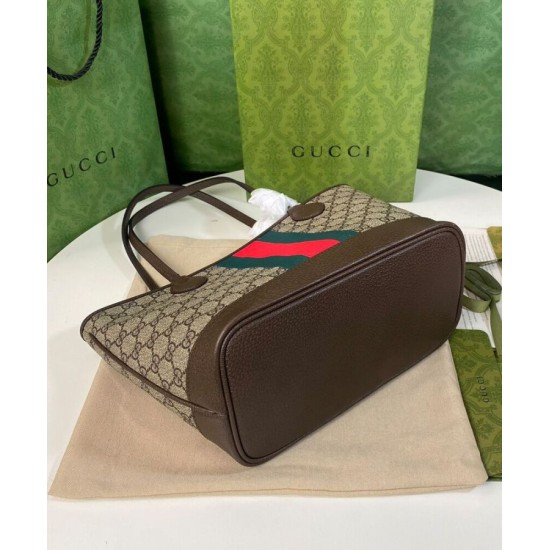 Replica Borsa tote piccola Ophidia Gucci 726762 Caffè scuro imitazioni Miglior Prezzo Borsa tote piccola Ophidia Gucci 726762 Caffè scuro Replica
