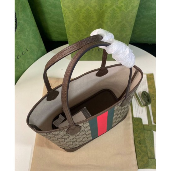 Replica Borsa tote piccola Ophidia Gucci 726762 Caffè scuro imitazioni Miglior Prezzo Borsa tote piccola Ophidia Gucci 726762 Caffè scuro Replica