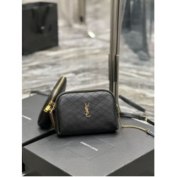 YSL Saint Laurent Gaby Borse con cerniera nera 18 cm YSL Saint Laurent Gaby Borse con cerniera nera 18 cm