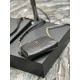 Replica YSL Saint Laurent Gaby Qualità premium Borse con cerniera nera 18 cm imitazioni Miglior Prezzo YSL Saint Laurent Gaby Qualità premium Borse Replica con cerniera nera 18 cm