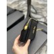 Replica YSL Saint Laurent Gaby Qualità premium Borse con cerniera nera 18 cm imitazioni Miglior Prezzo YSL Saint Laurent Gaby Qualità premium Borse Replica con cerniera nera 18 cm