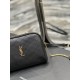 Replica YSL Saint Laurent Gaby Qualità premium Borse con cerniera nera 18 cm imitazioni Miglior Prezzo YSL Saint Laurent Gaby Qualità premium Borse Replica con cerniera nera 18 cm