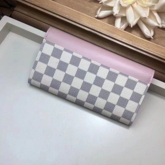 Replica Dettagli perfetti Sarah Portafoglio Damier Azur N60232 Outlet Dettagli perfetti Sarah Portafoglio Damier Azur N60232 imitazioni perfette