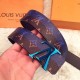 Riproduzione Fedele Cintura Initiales 40mm Monogram Blue MP033S imitazioni Replica Alta Qualità Cintura Initiales 40mm Monogram Blue MP033S