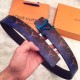 Riproduzione Fedele Cintura Initiales 40mm Monogram Blue MP033S imitazioni Replica Alta Qualità Cintura Initiales 40mm Monogram Blue MP033S