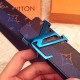 Riproduzione Fedele Cintura Initiales 40mm Monogram Blue MP033S imitazioni Replica Alta Qualità Cintura Initiales 40mm Monogram Blue MP033S