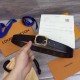 Riproduzione Fedele Cintura Malletier Monogram 30mm M9312U imitazioni Replica Alta Qualità Cintura Malletier Monogram 30mm M9312U