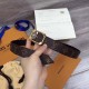 Riproduzione Fedele Cintura Malletier Monogram 30mm M9312U imitazioni Replica Alta Qualità Cintura Malletier Monogram 30mm M9312U