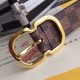 Riproduzione Fedele Cintura Mini 25MM Damier Ebene M9744V imitazioni Replica Alta Qualità Cintura Mini 25MM Damier Ebene M9744V