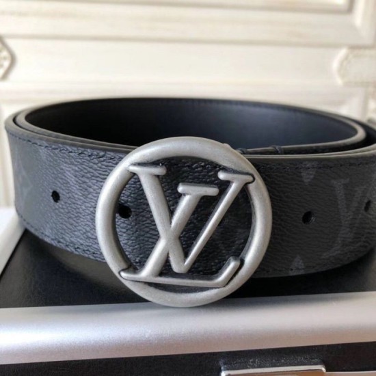 Riproduzione Fedele Qualità da grande replica Crcle 35mm Cintura Monogram Eclipse M9931Q imitazioni Replica Alta Qualità Qualità da grande Crcle 35mm Cintura Monogram Eclipse M9931Q