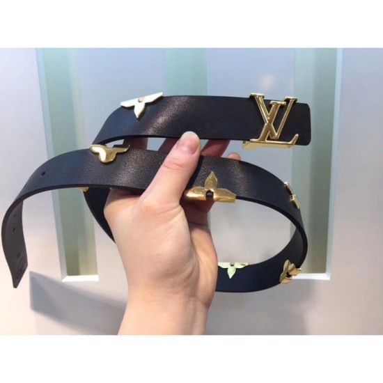 Replica Alta Qualità Pari Iconic Metallic Flowers 30mm Belt M9310U