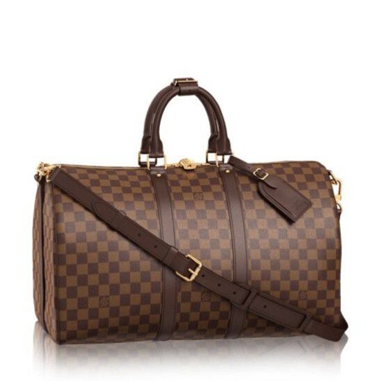Riproduzione Fedele Keepall Bandoulière 45 Damier Ebene N41428 imitazioni Replica Alta Qualità Keepall Bandoulière 45 Damier Ebene N41428