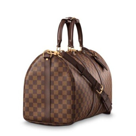 Riproduzione Fedele Keepall Bandoulière 45 Damier Ebene N41428 imitazioni Replica Alta Qualità Keepall Bandoulière 45 Damier Ebene N41428