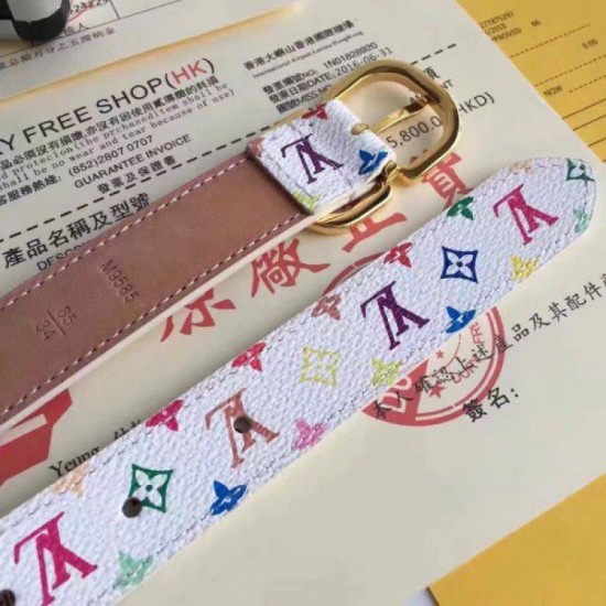 Replica Cintura Mini 25MM Monogram Multicolor M9585W Outlet Cintura Mini 25MM Monogram Multicolor M9585W imitazioni perfette