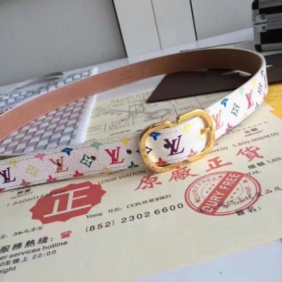 Replica Cintura Mini 25MM Monogram Multicolor M9585W Outlet Cintura Mini 25MM Monogram Multicolor M9585W imitazioni perfette