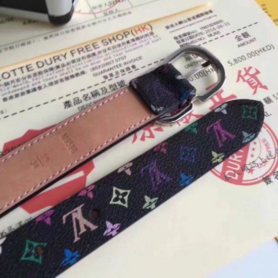 Qualità da grande replica Cintura Mini 25MM Monogram Multicolor M9586W imitazioni perfette