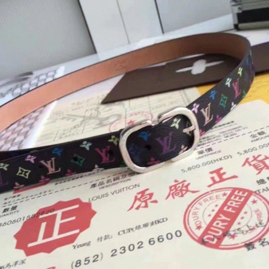 Qualità da grande replica Cintura Mini 25MM Monogram Multicolor M9586W imitazioni perfette